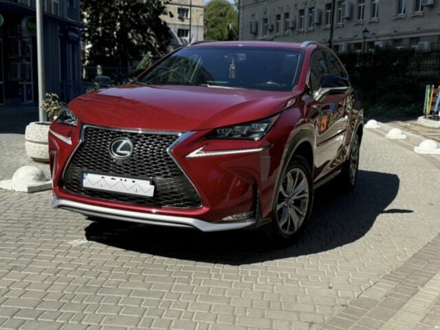 Красный Лексус НХ, объемом двигателя 2 л и пробегом 75 тыс. км за 23000 $, фото 1 на Automoto.ua