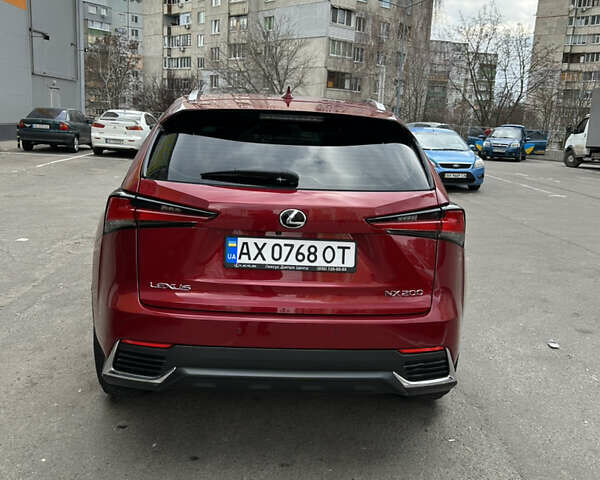 Красный Лексус НХ, объемом двигателя 1.99 л и пробегом 95 тыс. км за 32000 $, фото 4 на Automoto.ua