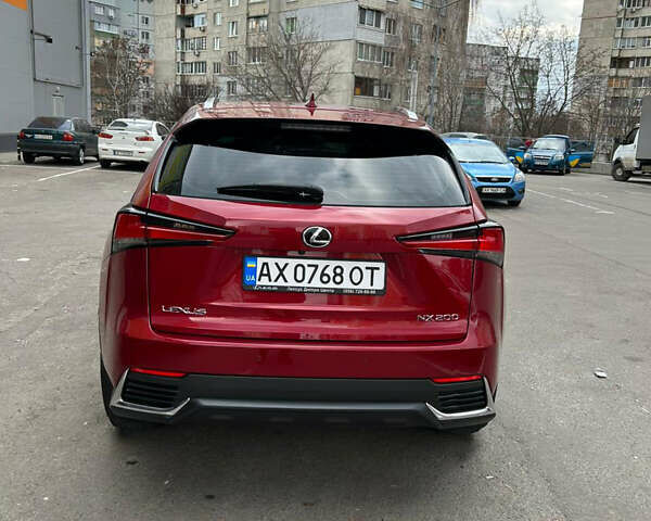 Красный Лексус НХ, объемом двигателя 1.99 л и пробегом 82 тыс. км за 32000 $, фото 4 на Automoto.ua