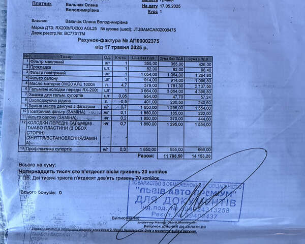 Білий Лексус РХ, об'ємом двигуна 2 л та пробігом 179 тис. км за 29990 $, фото 80 на Automoto.ua
