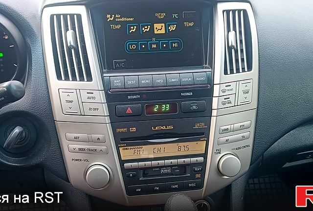 Чорний Лексус РХ, об'ємом двигуна 3.5 л та пробігом 259 тис. км за 10500 $, фото 9 на Automoto.ua