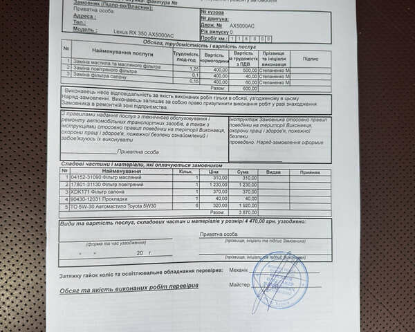 Чорний Лексус РХ, об'ємом двигуна 3.46 л та пробігом 120 тис. км за 25500 $, фото 46 на Automoto.ua