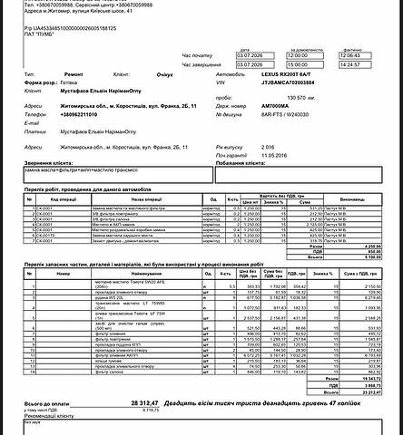 Черный Лексус РХ, объемом двигателя 2 л и пробегом 136 тыс. км за 29999 $, фото 27 на Automoto.ua