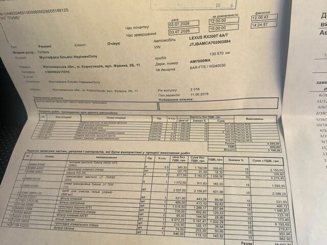 Чорний Лексус РХ, об'ємом двигуна 2 л та пробігом 136 тис. км за 30900 $, фото 22 на Automoto.ua