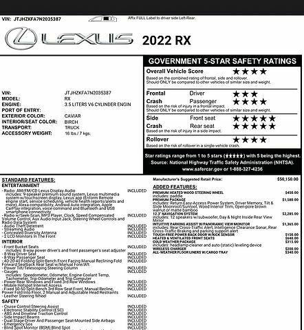 Черный Лексус РХ, объемом двигателя 3.46 л и пробегом 105 тыс. км за 38000 $, фото 39 на Automoto.ua