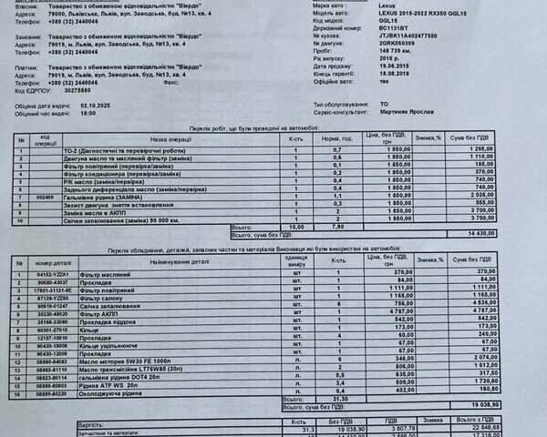 Коричневий Лексус РХ, об'ємом двигуна 3.46 л та пробігом 149 тис. км за 25555 $, фото 26 на Automoto.ua