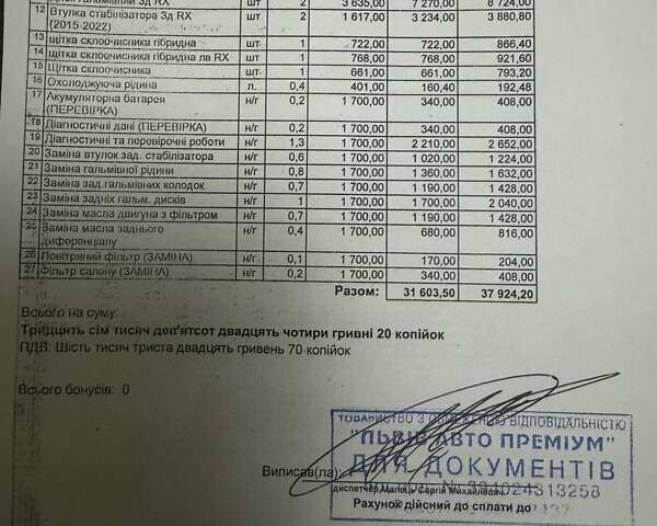 Коричневий Лексус РХ, об'ємом двигуна 2 л та пробігом 114 тис. км за 28950 $, фото 125 на Automoto.ua