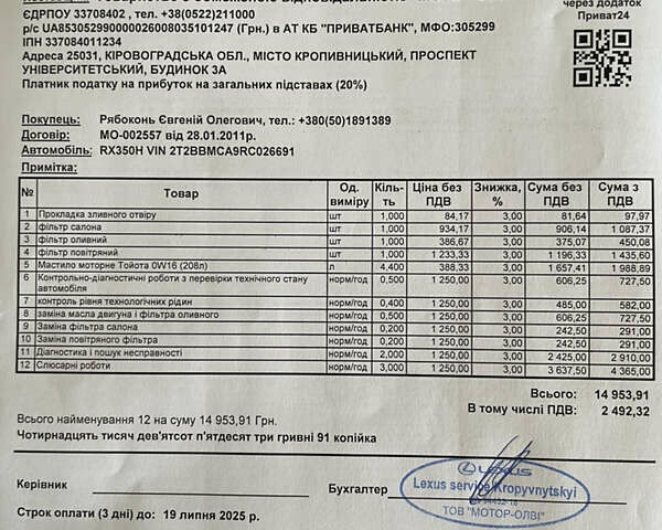 Серый Лексус РХ, объемом двигателя 2.5 л и пробегом 23 тыс. км за 72000 $, фото 41 на Automoto.ua