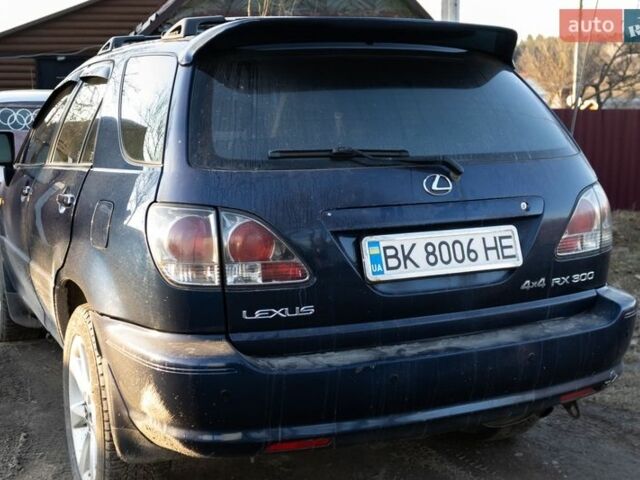 Синий Лексус РХ, объемом двигателя 3 л и пробегом 400 тыс. км за 6000 $, фото 5 на Automoto.ua