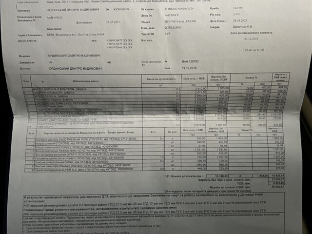 Синій Лексус РХ, об'ємом двигуна 3.46 л та пробігом 167 тис. км за 39000 $, фото 43 на Automoto.ua