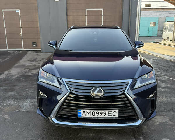 Синий Лексус РХ, объемом двигателя 3.46 л и пробегом 124 тыс. км за 36800 $, фото 1 на Automoto.ua