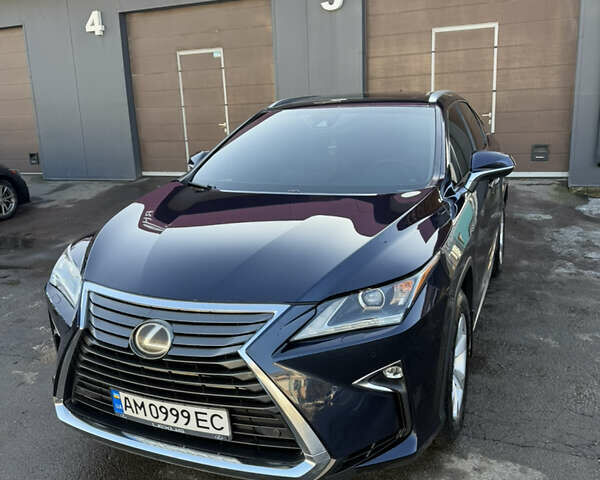 Синий Лексус РХ, объемом двигателя 3.46 л и пробегом 124 тыс. км за 36800 $, фото 2 на Automoto.ua