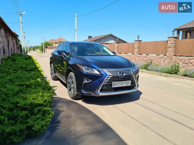 Синий Лексус РХ, объемом двигателя 3.5 л и пробегом 71 тыс. км за 37000 $, фото 1 на Automoto.ua