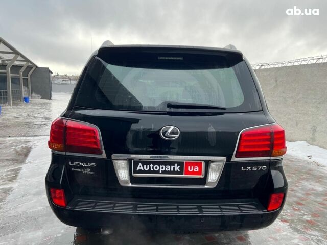 Черный Лексус LX 570, объемом двигателя 57 л и пробегом 153 тыс. км за 25490 $, фото 8 на Automoto.ua