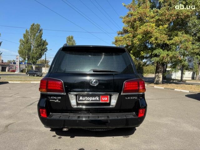 Черный Лексус LX 570, объемом двигателя 57 л и пробегом 153 тыс. км за 25490 $, фото 5 на Automoto.ua