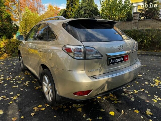 Бежевий Лексус RX 350, об'ємом двигуна 3.5 л та пробігом 98 тис. км за 22990 $, фото 7 на Automoto.ua