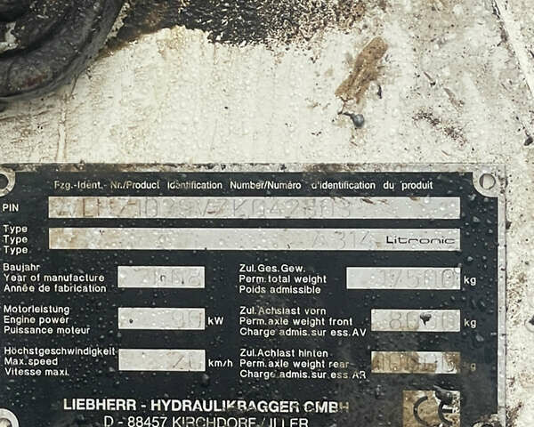 Либхерр 314, объемом двигателя 0 л и пробегом 0 тыс. км за 49000 $, фото 5 на Automoto.ua