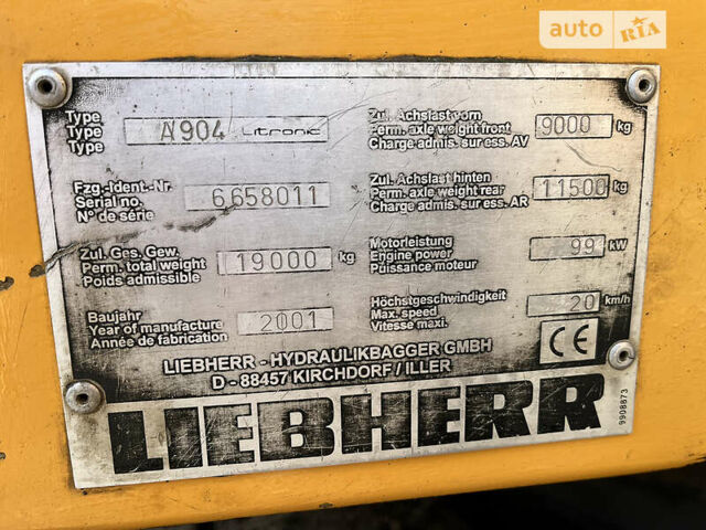 Жовтий Лібхерр 904, об'ємом двигуна 6.4 л та пробігом 0 тис. км за 32000 $, фото 6 на Automoto.ua