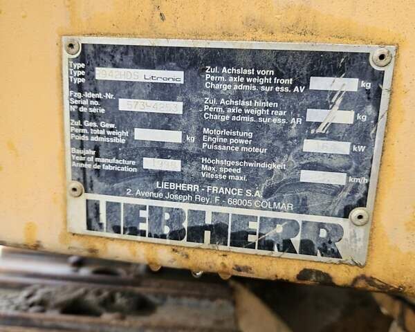 Либхерр 942, объемом двигателя 0 л и пробегом 0 тыс. км за 74000 $, фото 5 на Automoto.ua