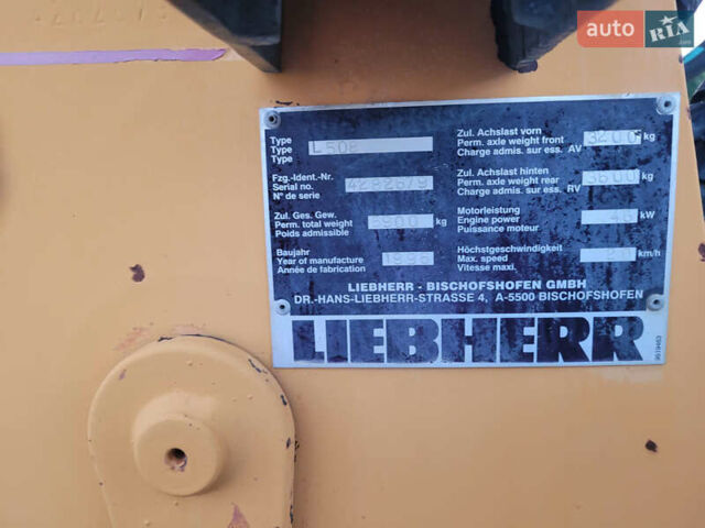 Либхерр L 508C, объемом двигателя 0 л и пробегом 890 тыс. км за 21435 $, фото 3 на Automoto.ua