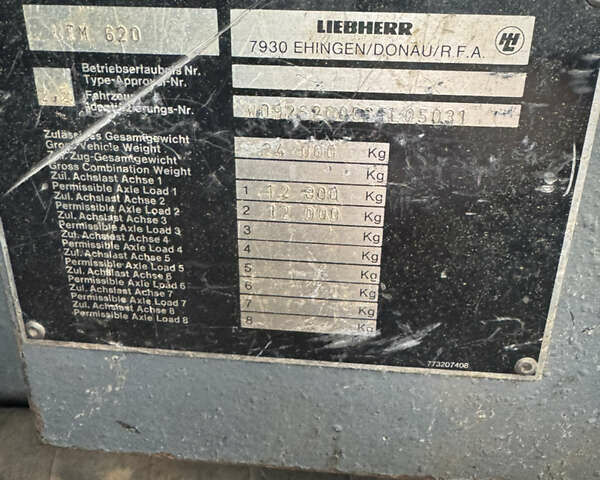 Либхерр LTM 1030, объемом двигателя 0 л и пробегом 54 тыс. км за 82560 $, фото 14 на Automoto.ua