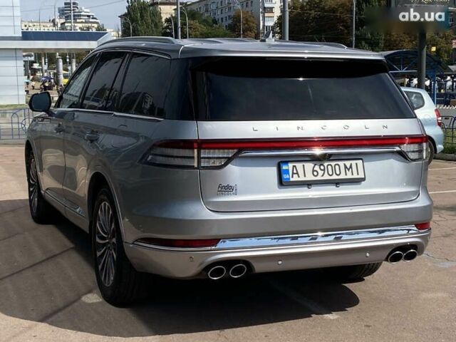 Серый Линкольн Авиатор, объемом двигателя 3 л и пробегом 53 тыс. км за 39500 $, фото 4 на Automoto.ua