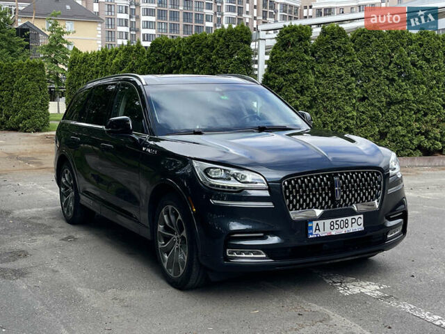 Синий Линкольн Авиатор, объемом двигателя 3 л и пробегом 49 тыс. км за 59980 $, фото 4 на Automoto.ua