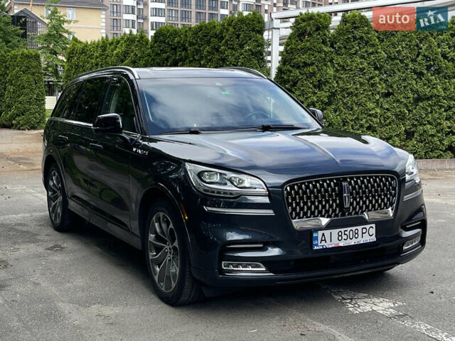 Синий Линкольн Авиатор, объемом двигателя 3 л и пробегом 49 тыс. км за 59980 $, фото 2 на Automoto.ua