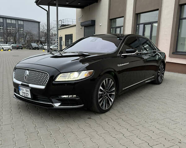 Черный Линкольн Континенталь, объемом двигателя 2.69 л и пробегом 167 тыс. км за 19800 $, фото 1 на Automoto.ua