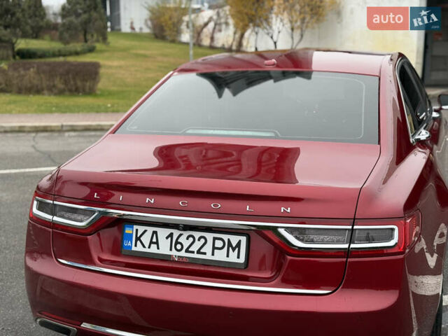 Красный Линкольн Континенталь, объемом двигателя 3.73 л и пробегом 110 тыс. км за 13300 $, фото 16 на Automoto.ua