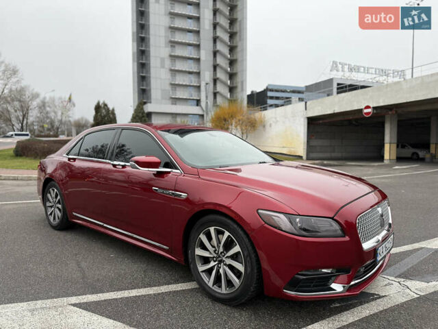 Красный Линкольн Континенталь, объемом двигателя 3.73 л и пробегом 110 тыс. км за 13300 $, фото 3 на Automoto.ua