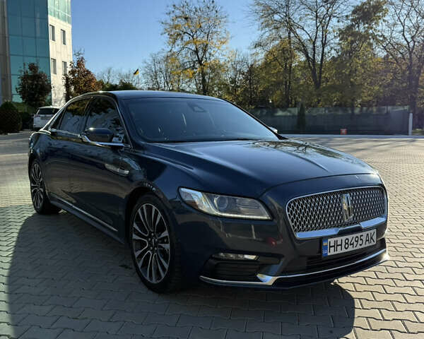 Синий Линкольн Континенталь, объемом двигателя 2.96 л и пробегом 108 тыс. км за 18500 $, фото 2 на Automoto.ua