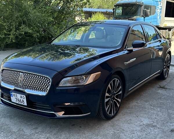 Синий Линкольн Континенталь, объемом двигателя 2.69 л и пробегом 73 тыс. км за 23000 $, фото 1 на Automoto.ua