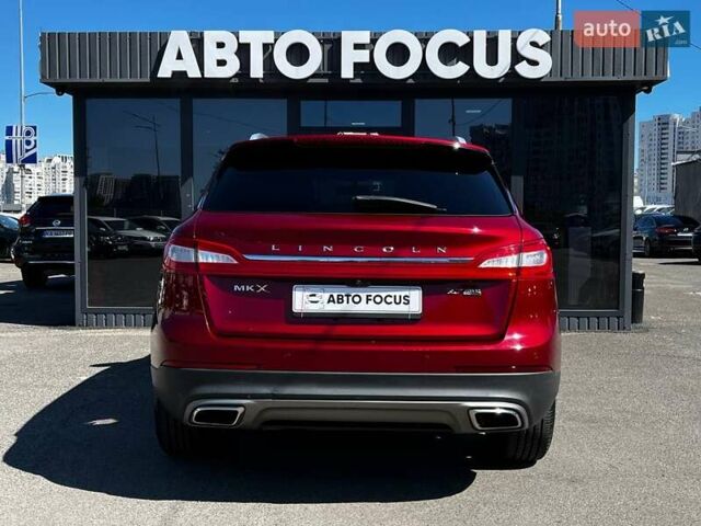 Красный Линкольн МКХ, объемом двигателя 2.69 л и пробегом 125 тыс. км за 14990 $, фото 6 на Automoto.ua