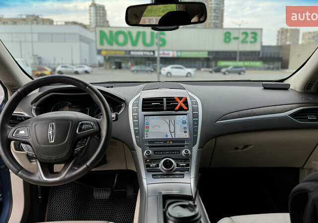 Синій Лінкольн MKZ, об'ємом двигуна 2 л та пробігом 90 тис. км за 16300 $, фото 20 на Automoto.ua