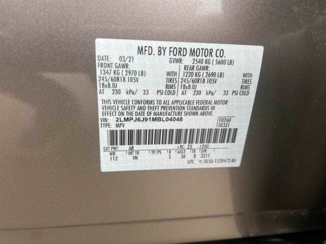 Бежевый Линкольн Nautilus, объемом двигателя 2 л и пробегом 35 тыс. км за 619 $, фото 12 на Automoto.ua