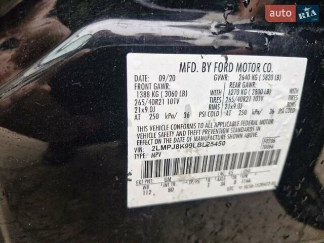 Черный Линкольн Nautilus, объемом двигателя 2 л и пробегом 70 тыс. км за 24999 $, фото 9 на Automoto.ua