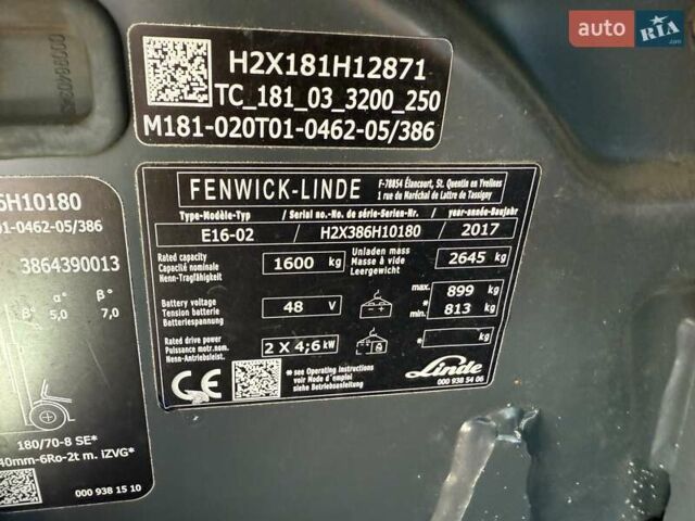 Лінде E16C, об'ємом двигуна 0 л та пробігом 0 тис. км за 15500 $, фото 5 на Automoto.ua