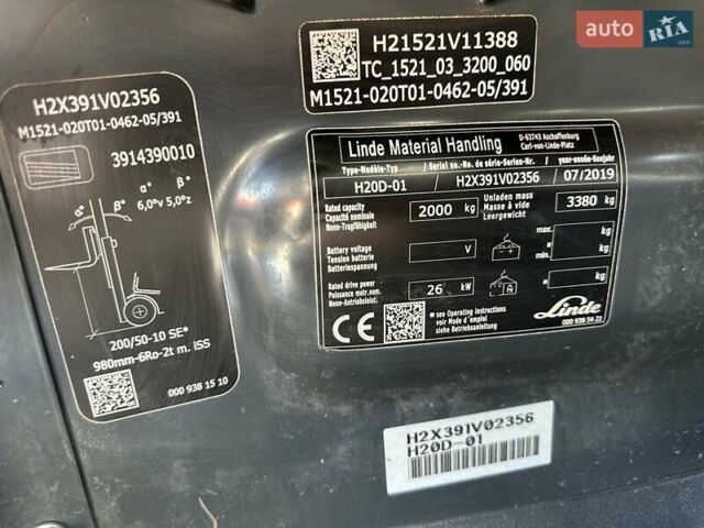 Лінде H 20D-01, об'ємом двигуна 0 л та пробігом 0 тис. км за 21813 $, фото 13 на Automoto.ua