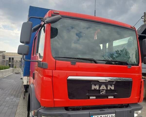 Красный МАН 12.180, объемом двигателя 4.58 л и пробегом 423 тыс. км за 27000 $, фото 1 на Automoto.ua