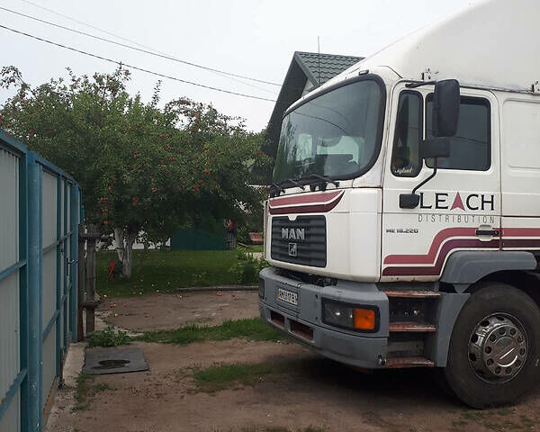 Белый МАН 18.220, объемом двигателя 6.9 л и пробегом 900 тыс. км за 15000 $, фото 2 на Automoto.ua