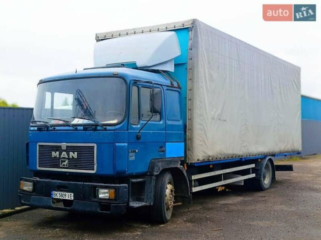 Синий МАН 18.222, объемом двигателя 6.87 л и пробегом 708 тыс. км за 9500 $, фото 1 на Automoto.ua