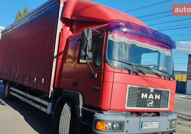 Красный МАН 18.224, объемом двигателя 6.9 л и пробегом 280 тыс. км за 13800 $, фото 3 на Automoto.ua