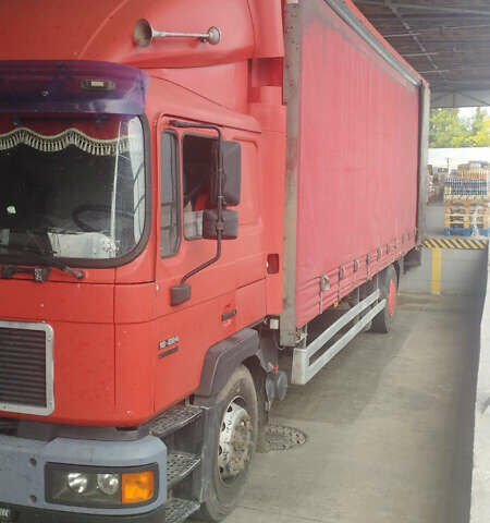 Красный МАН 18.224, объемом двигателя 6.9 л и пробегом 280 тыс. км за 13800 $, фото 2 на Automoto.ua