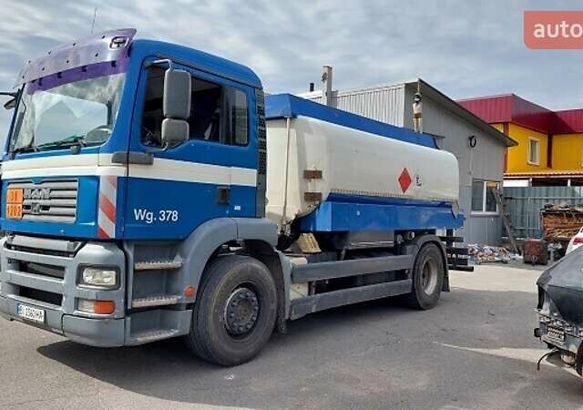 Синий МАН 18.413, объемом двигателя 10.52 л и пробегом 874 тыс. км за 22523 $, фото 5 на Automoto.ua
