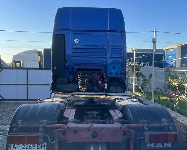 Синий МАН 18.413, объемом двигателя 11.9 л и пробегом 900 тыс. км за 9000 $, фото 2 на Automoto.ua