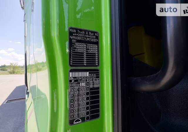 Зеленый МАН 18.430, объемом двигателя 12.42 л и пробегом 507 тыс. км за 70000 $, фото 9 на Automoto.ua