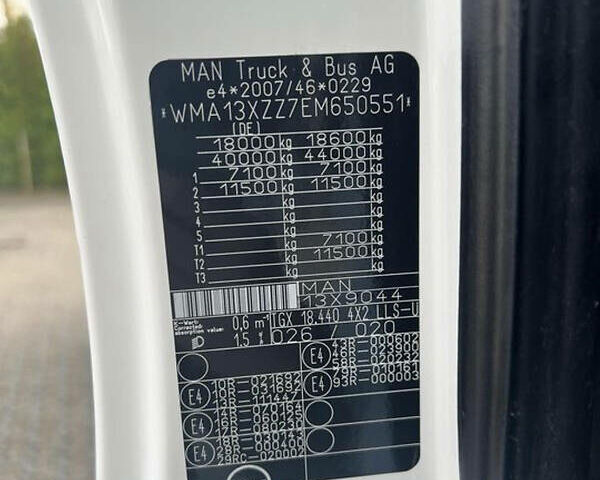 Білий МАН 18.440, об'ємом двигуна 12.5 л та пробігом 905 тис. км за 27300 $, фото 18 на Automoto.ua