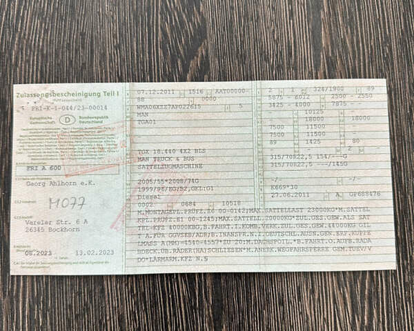 МАН 18.440, объемом двигателя 0 л и пробегом 745 тыс. км за 22231 $, фото 28 на Automoto.ua