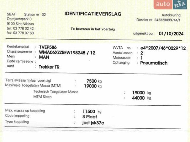 Синій МАН 18.440, об'ємом двигуна 0 л та пробігом 503 тис. км за 20999 $, фото 25 на Automoto.ua
